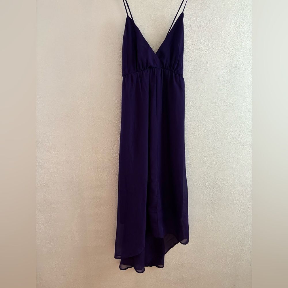 Forever 21 Women Purple spaghetti strap Maxi Dress Size Medium